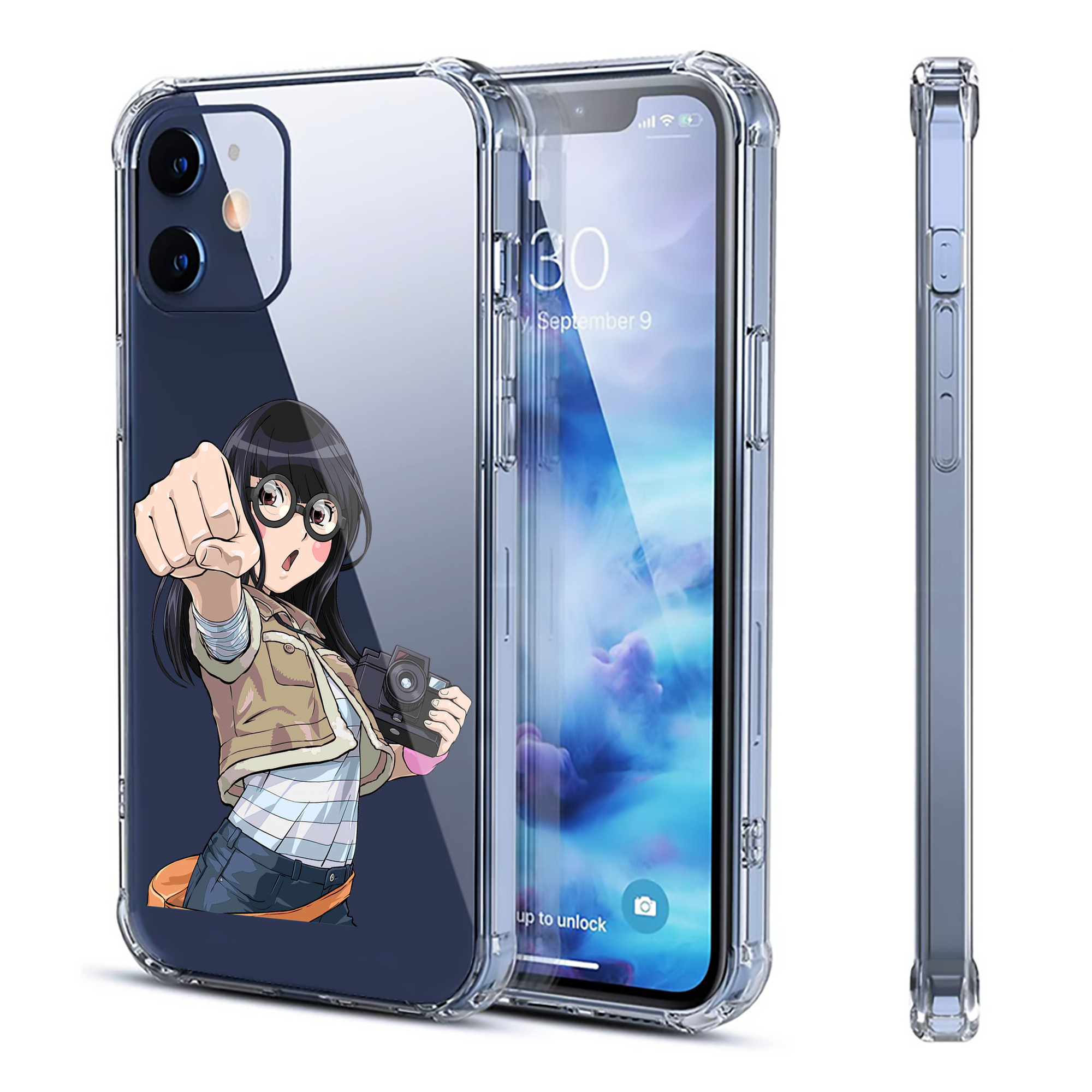 （画像用） 遊☆戯☆王 Yu-Gi-Oh! 【iPhone 12シリーズ対応】透明スマホケース（クリアソフトケース）